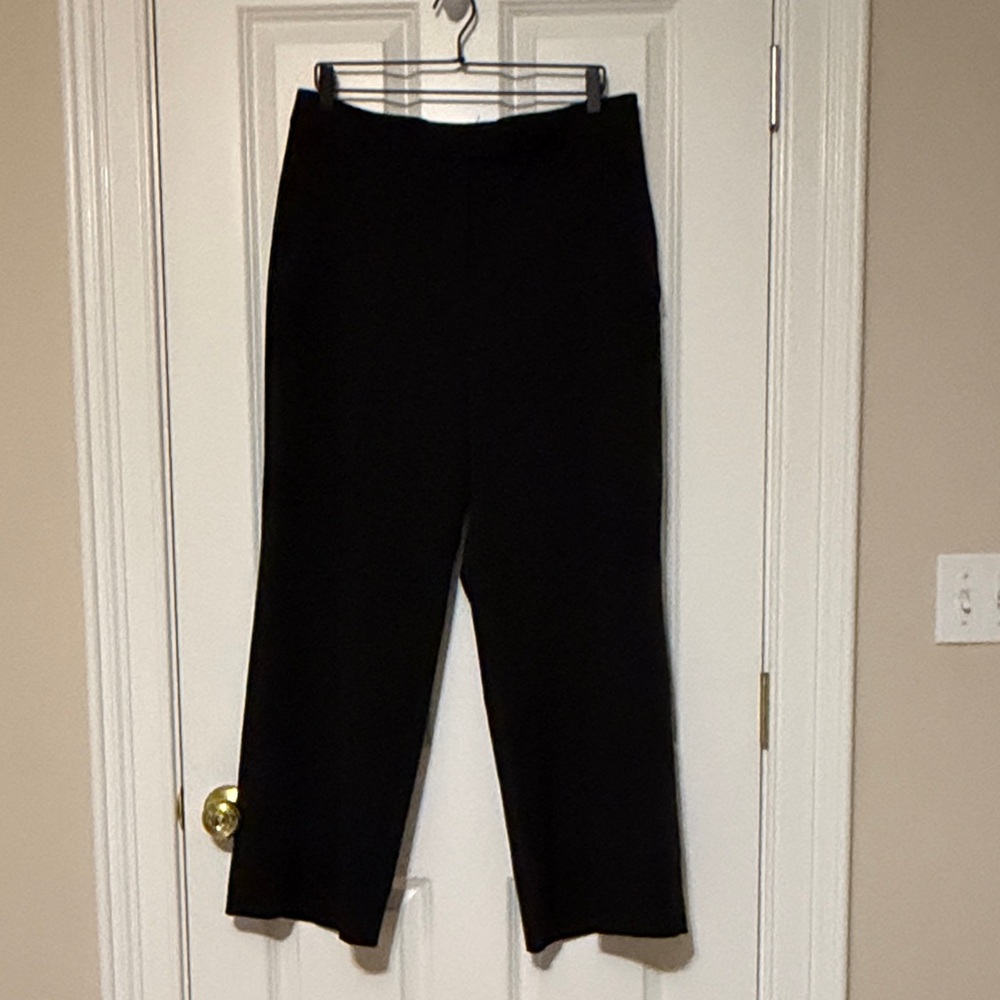 White House Black Market Wide Leg Black Pants